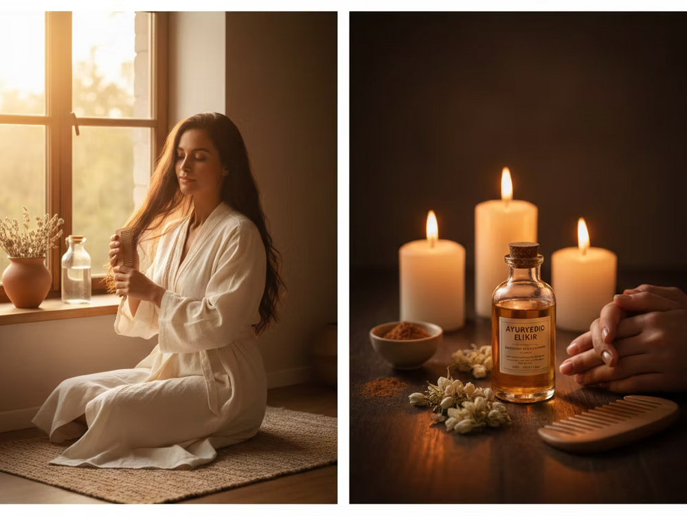 Morning & Evening Ayurvedic Hair Rituals