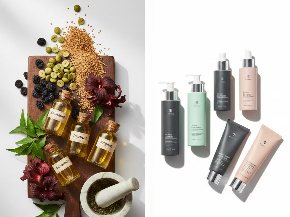 Ayurvedic Ingredients vs Conventional Hair Products: What’s the Difference?